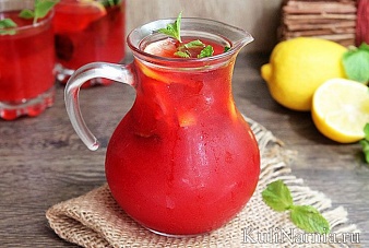 Малиновый домашний лимонад